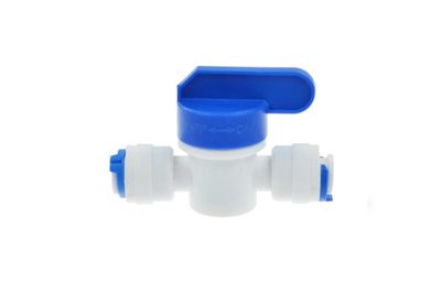 Plastic Valve Blue Hand  -6MM