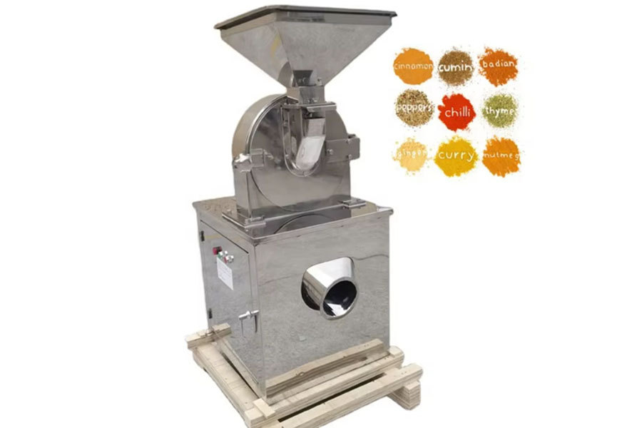 طاحونة بهارات ستانلس200كغم/س/5.5كيلوواط/3فاز