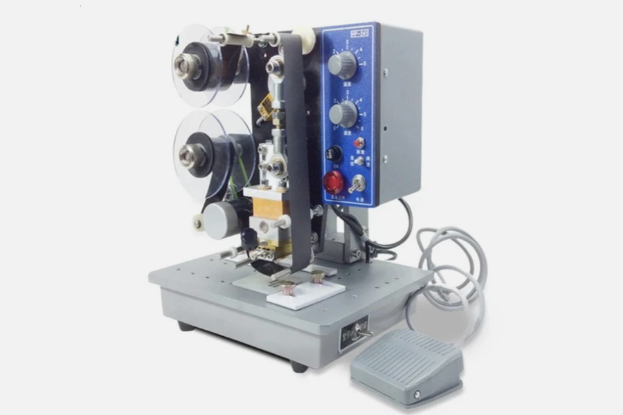 طابعة تاريخ حرارية عمودية نصف اتوماتيك