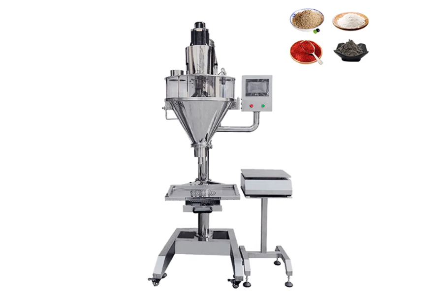 ماكنة تعبئة بودرة حلزون عامودية