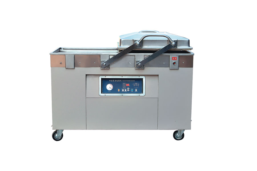 ماكنة فاكيوم بحجرتين شفط واغلاق