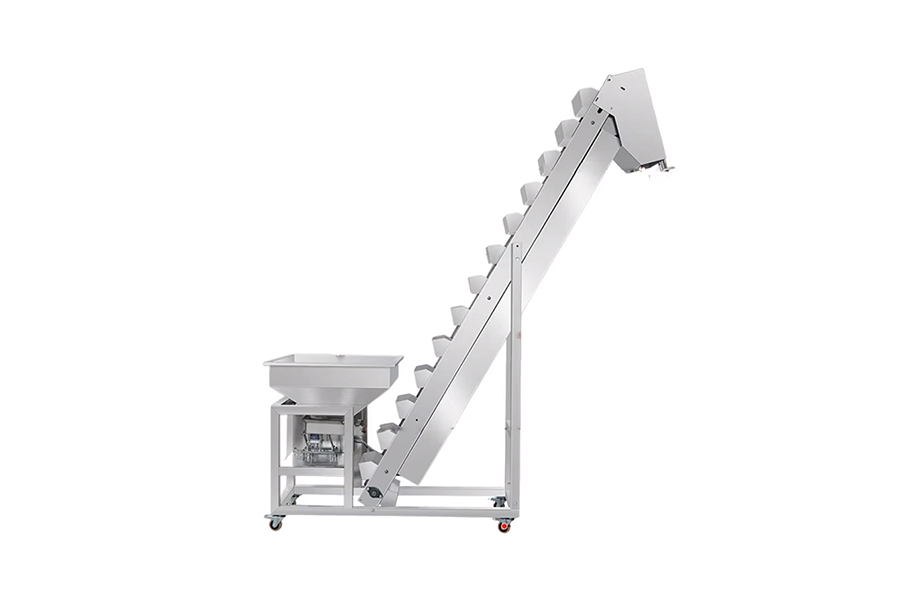 فيدر نظام سلال بلاستيكية لماكنات التعبئة العمودية